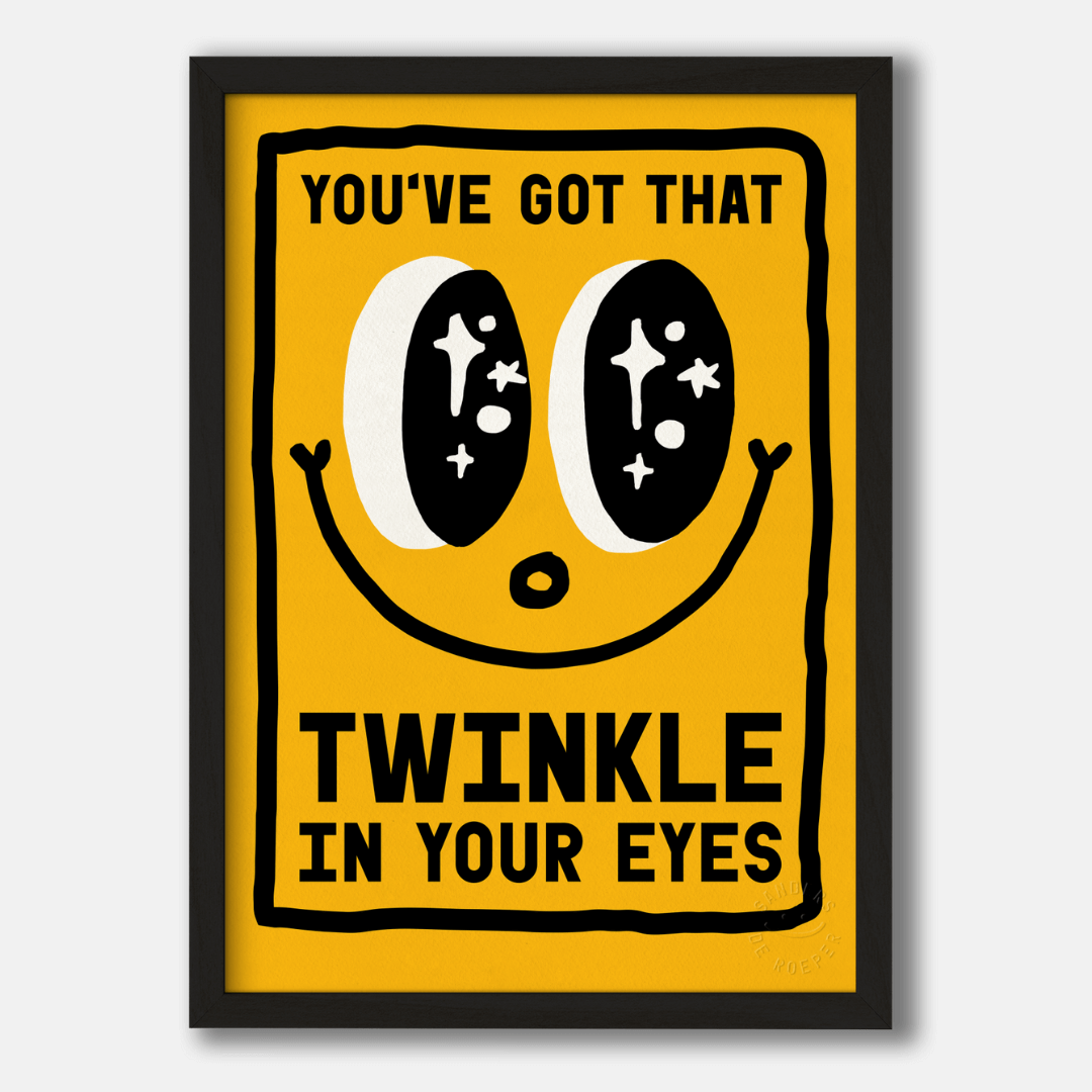 Twinkle In Your Eyes A3 Art Print