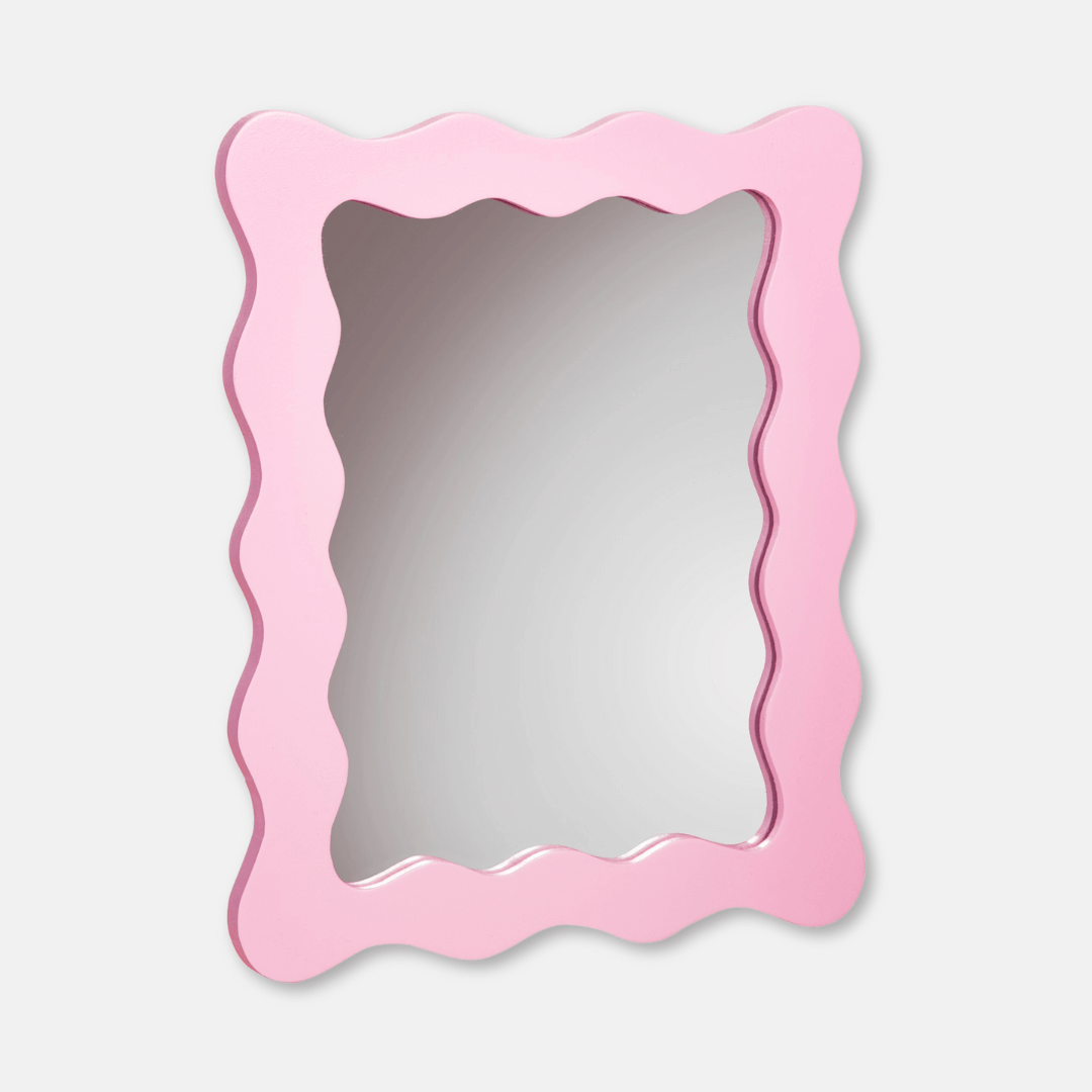 Pink Wiggle Mirror