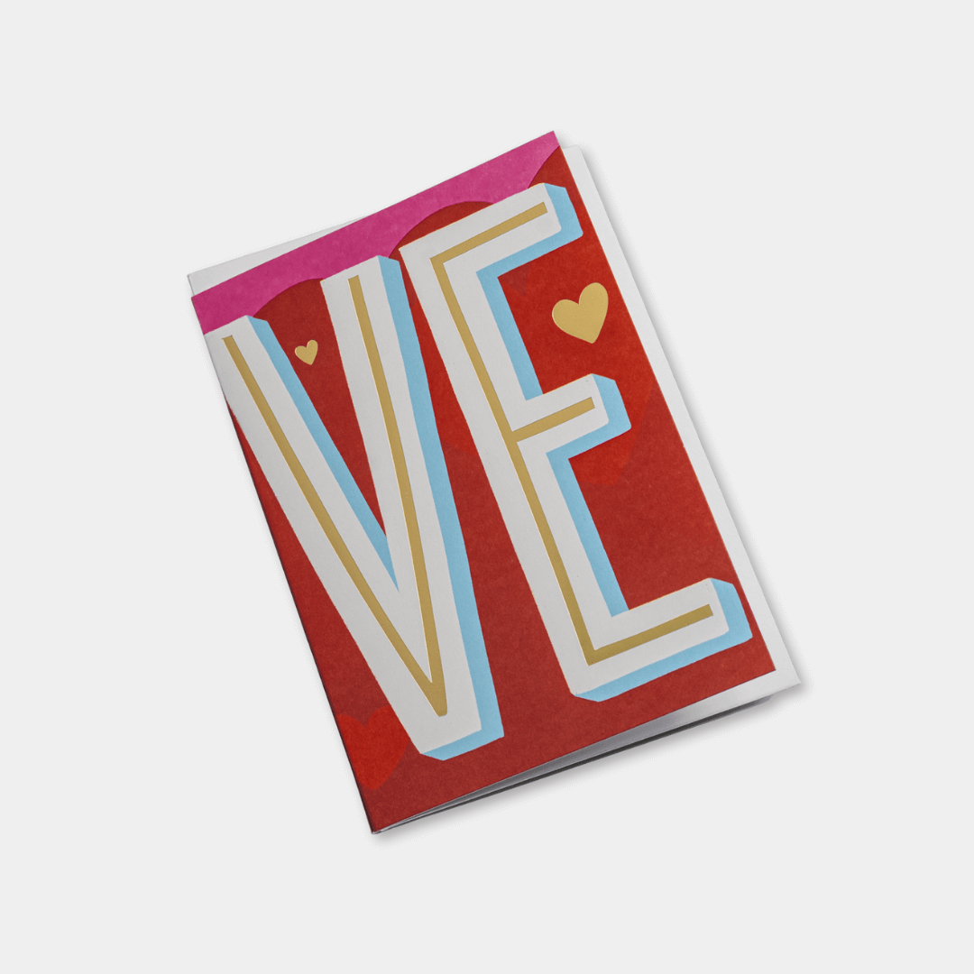 Sending Love Concertina Greetings Card