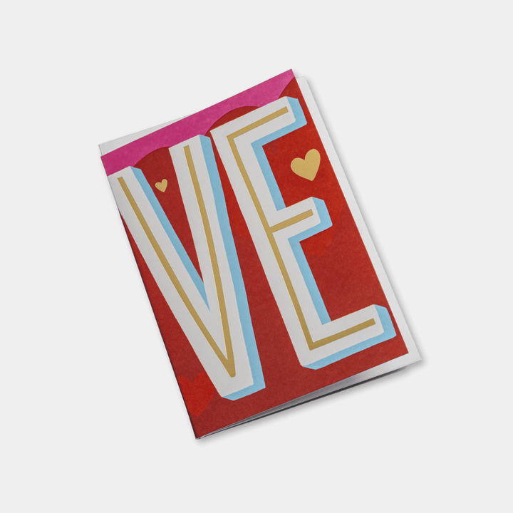 Sending Love Concertina Greetings Card