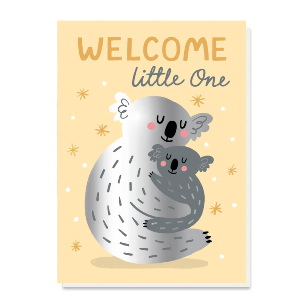 Koala Cuddles New Baby Greetings Card