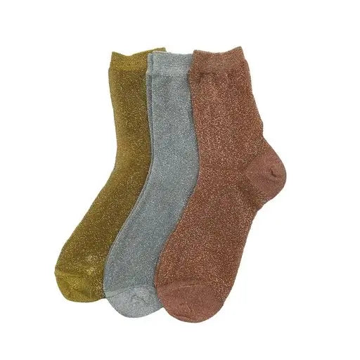 Glitter Sock Trio (M)