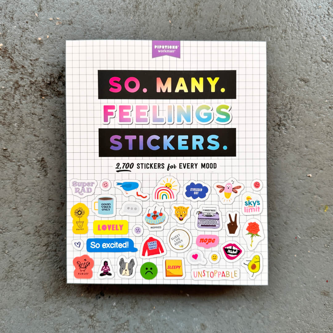 So Many Feelings Stickers: 2700 Stickers for Every Mood!