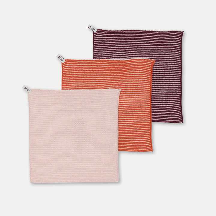 Reusable Ribbed Dishcloth Set