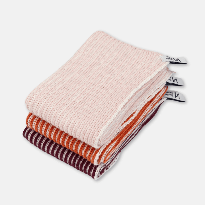 Reusable Ribbed Dishcloth Set