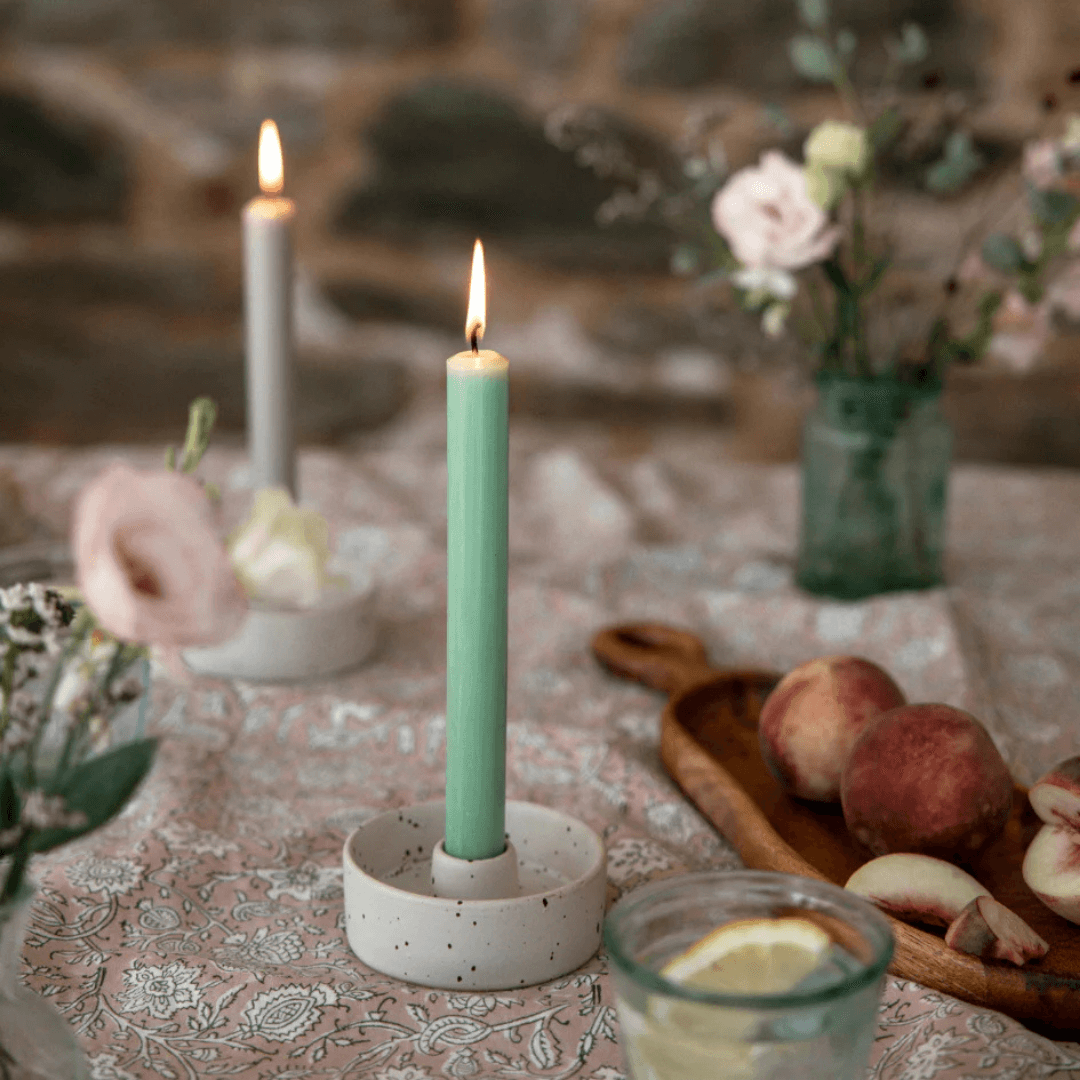Atlantic Green Dinner Candle