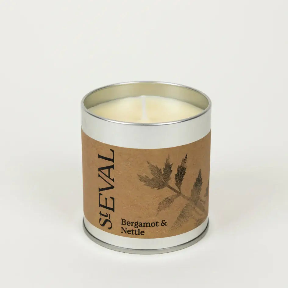 St Eval Bergamot & Nettle Tin Candle