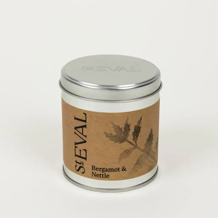 St Eval Bergamot & Nettle Tin Candle