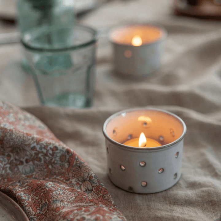 Glazed Tealight Candle Holder