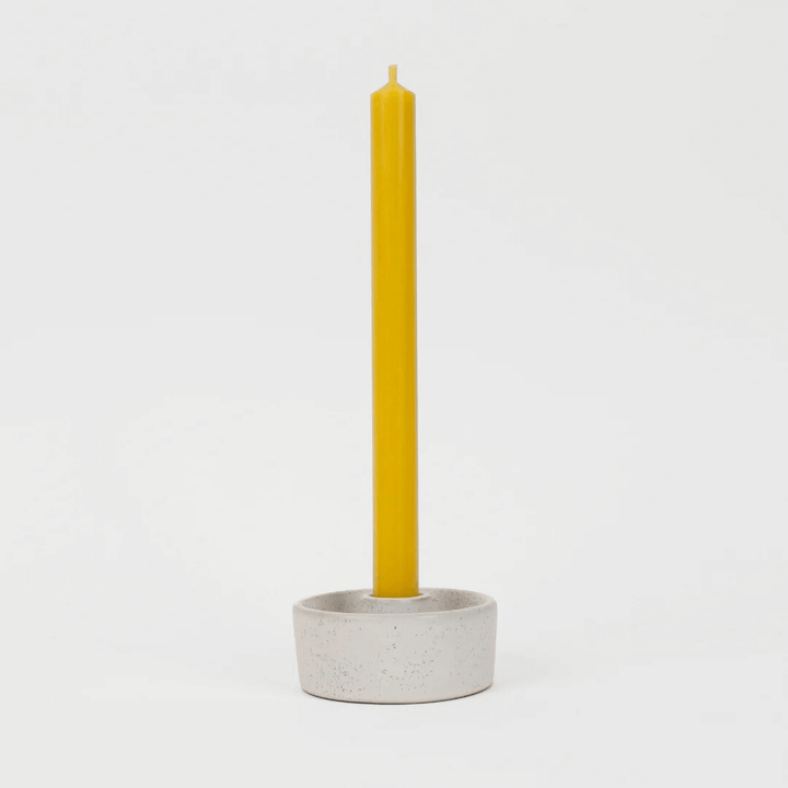 Ochre Yellow Dinner Candle