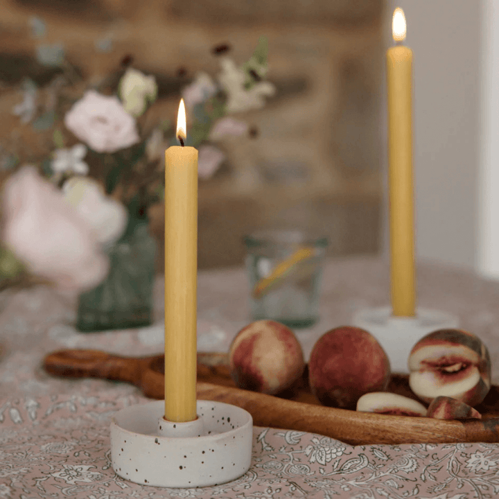 Ochre Yellow Dinner Candle