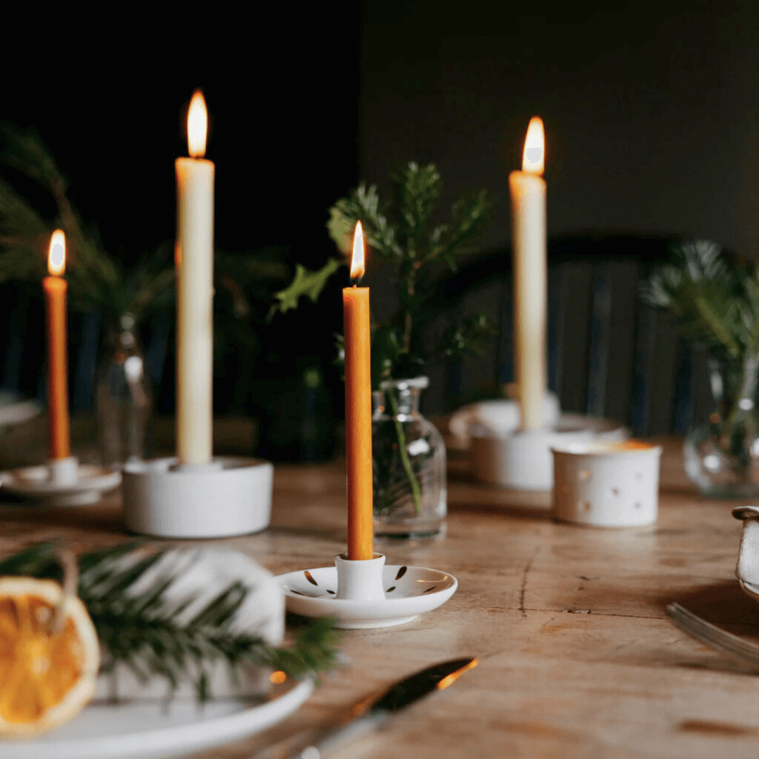 Orange and Cinnamon Festival Mini Candles