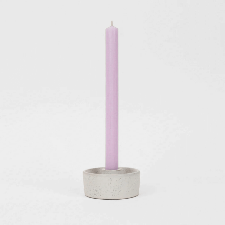 Sea Thistle Lilac Dinner Candle