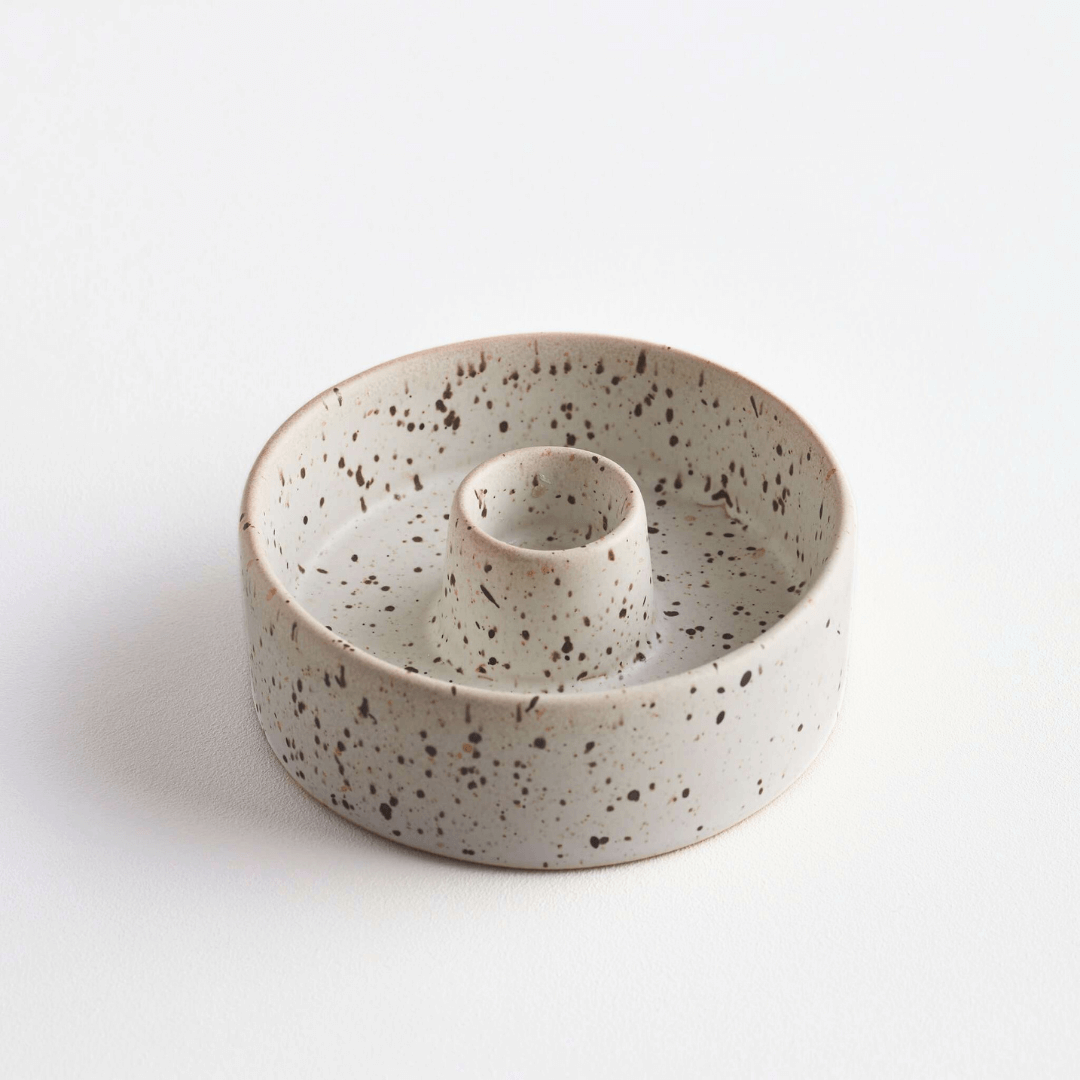 Speckled Candle Holder