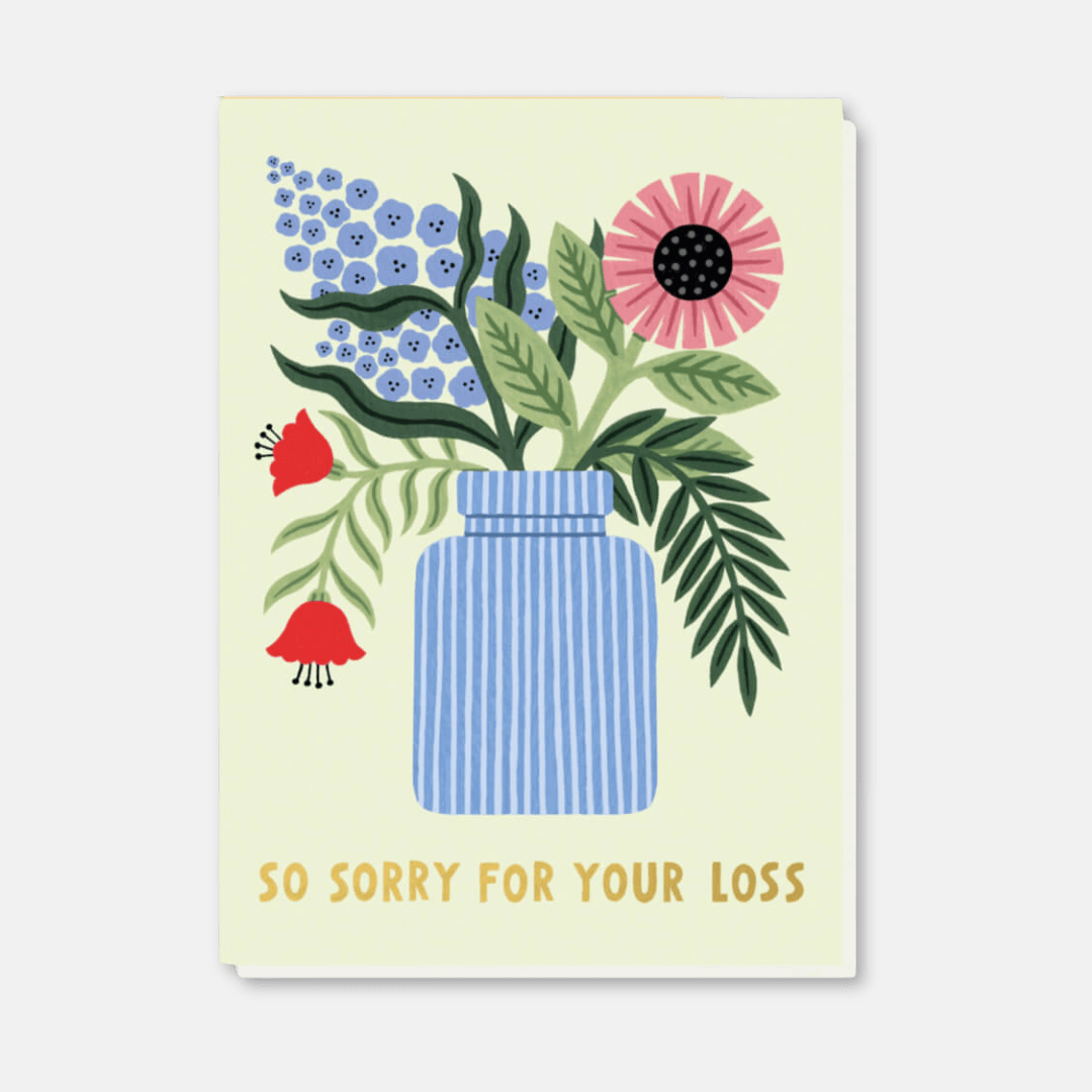 Sorry For Your Loss Greetings Card