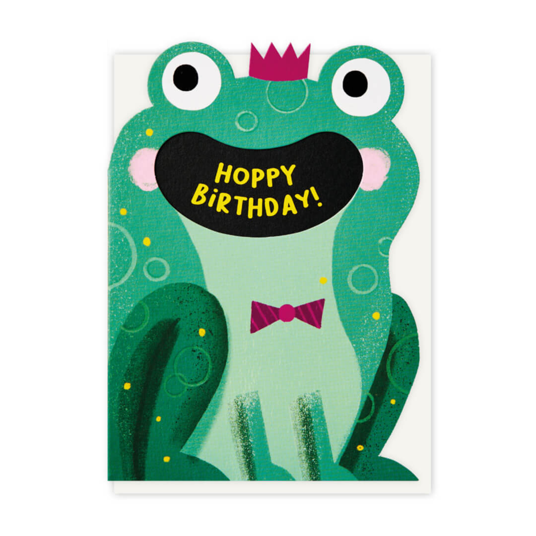 Hoppy Birthday Frog Greetings Card