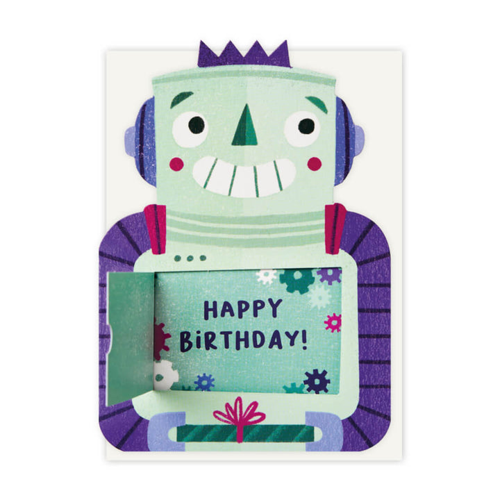 Smiley Robot Greetings Card