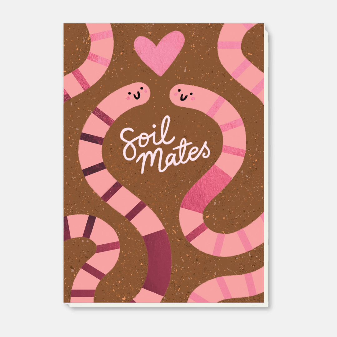 Soil Mates Greetings Card