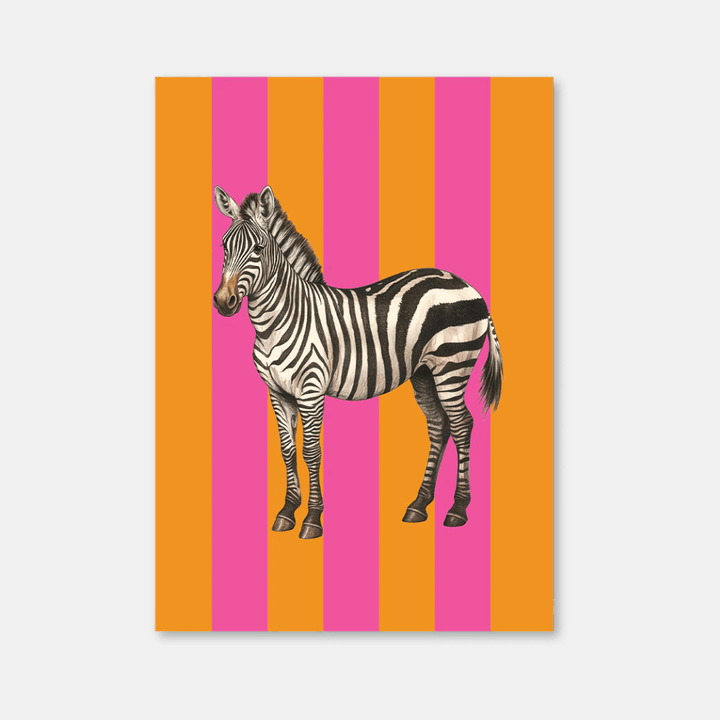 Striped Animal Postcards
