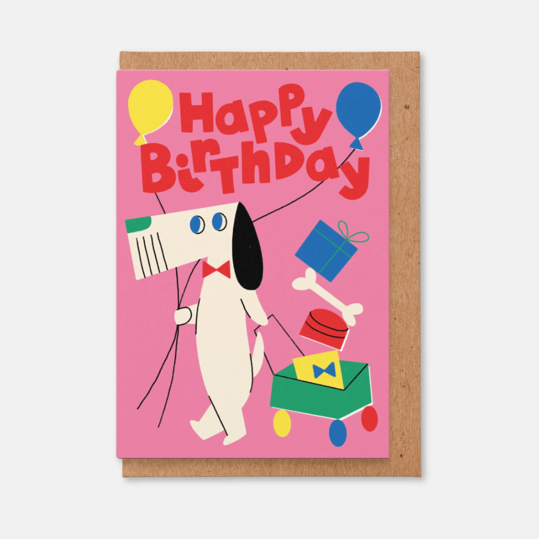 Doggy Birthday Greetings Card