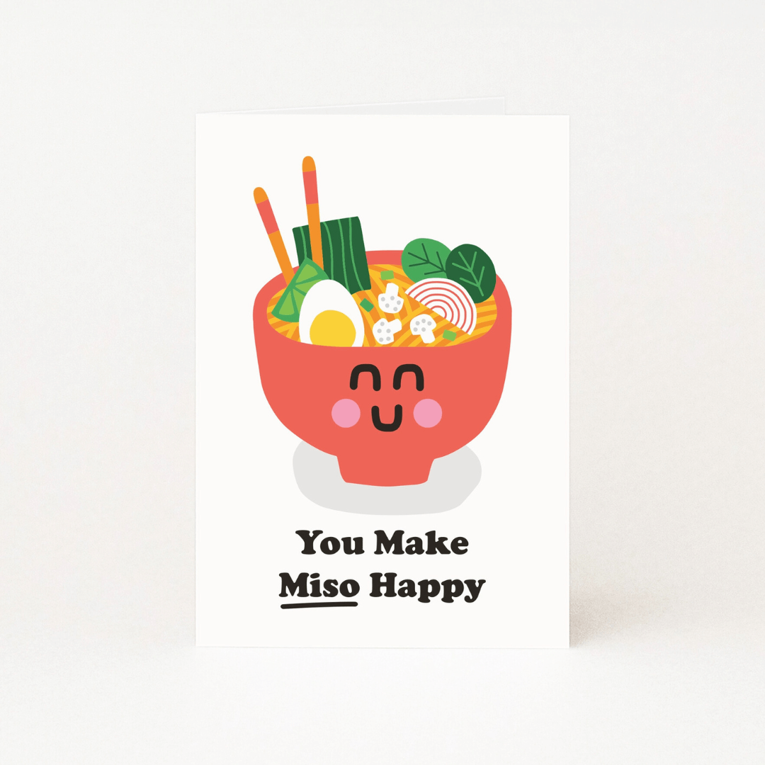 Miso Happy Greetings Card