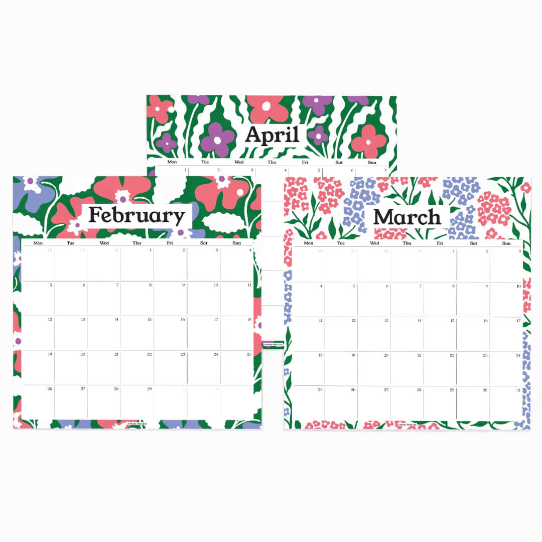Studio Wald 2024 Pinboard Calendar: Floral