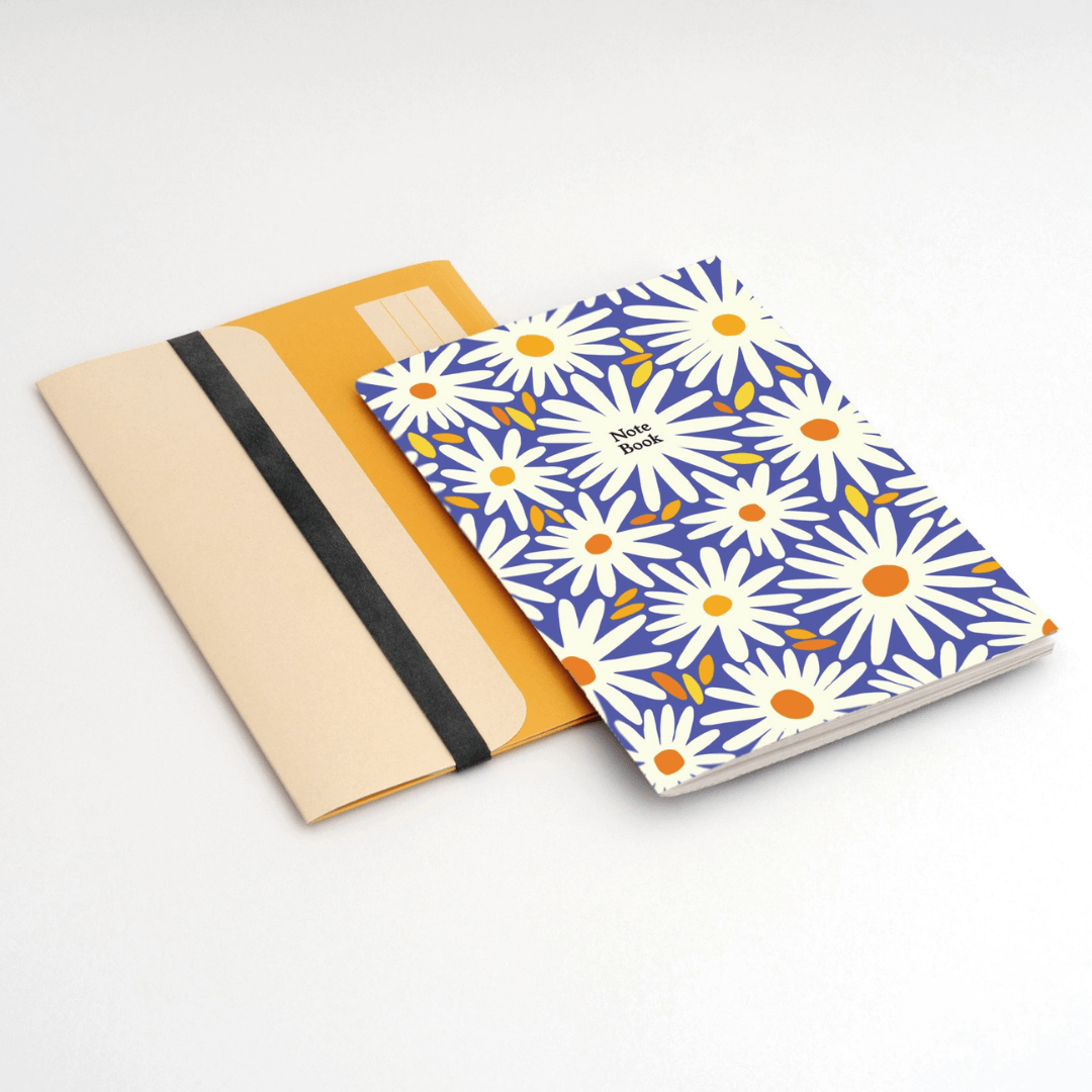 Floral Notebooks with Folder