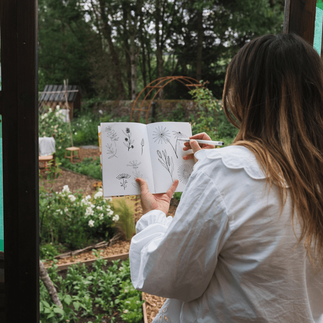 Floral Notebooks with Folder