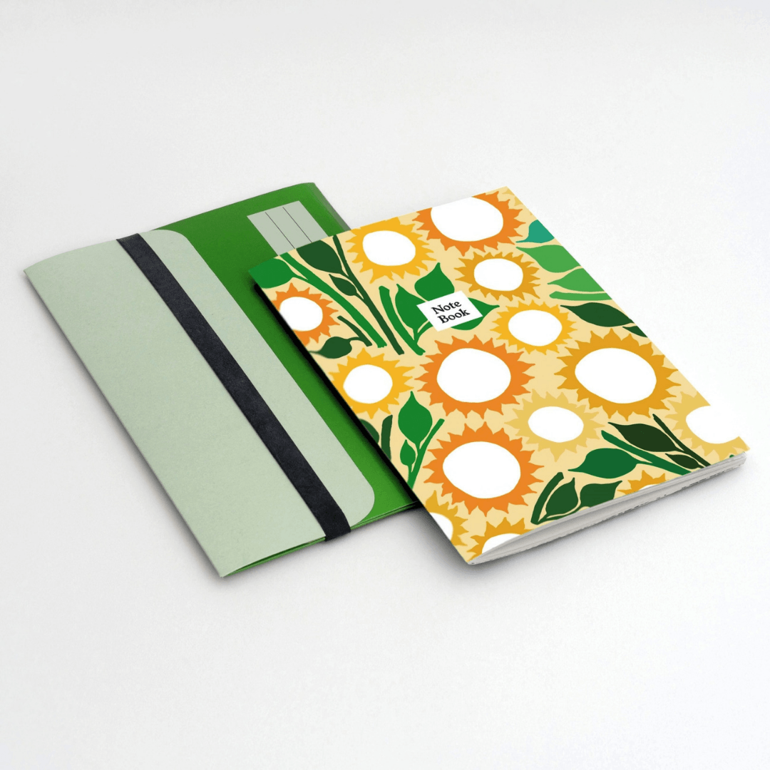 Floral Notebooks with Folder