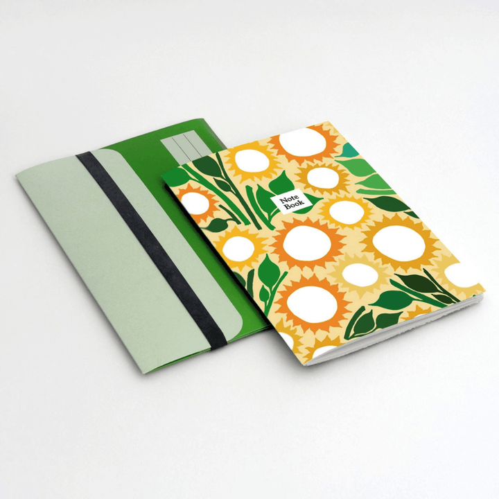 Floral Notebooks with Folder