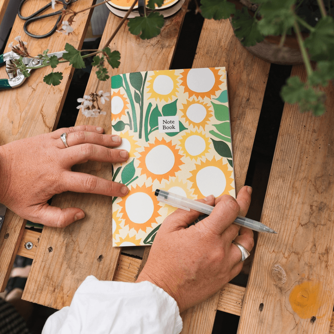 Floral Notebooks with Folder