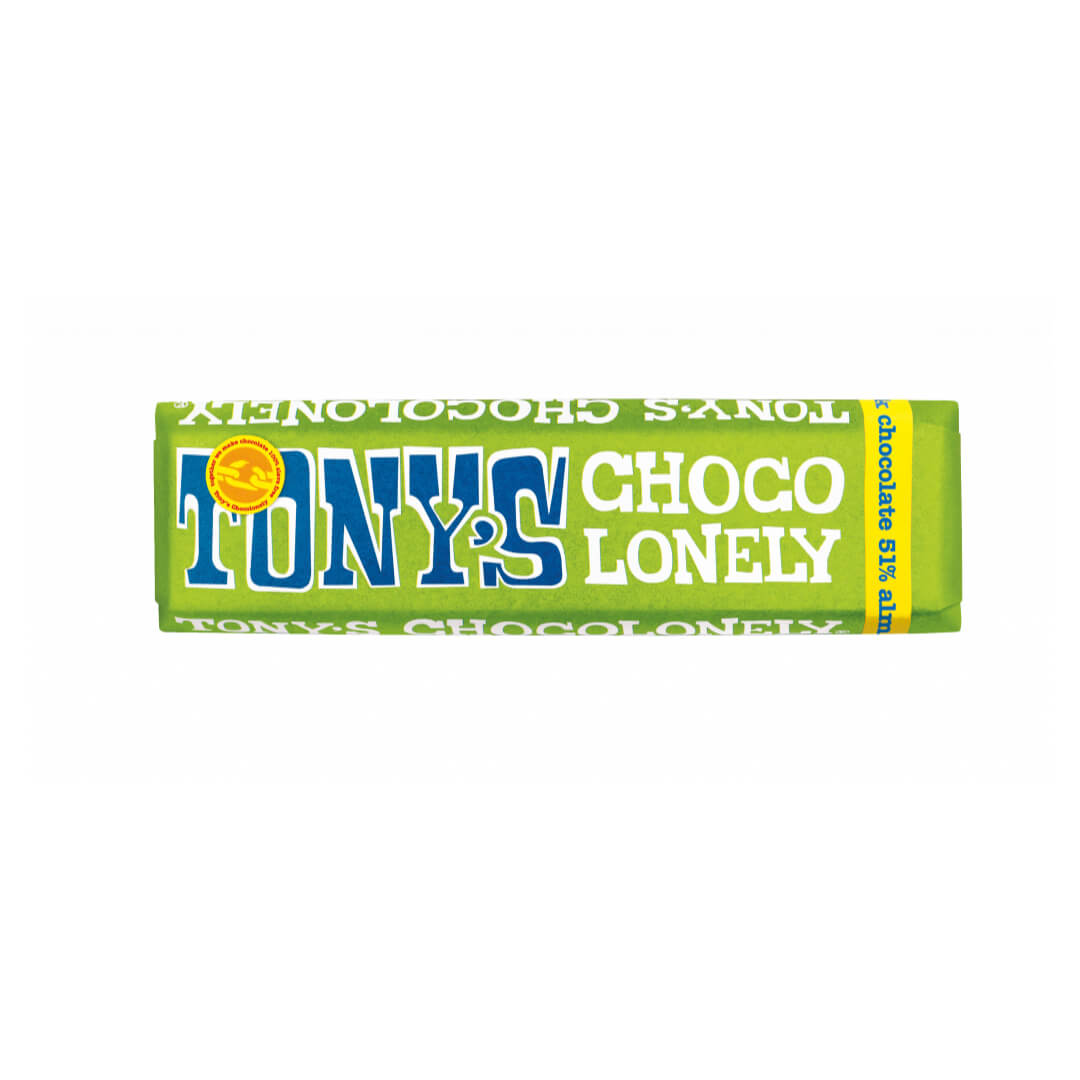 Tony's Chocolonely Dark Chocolate Almond Sea Salt 50g