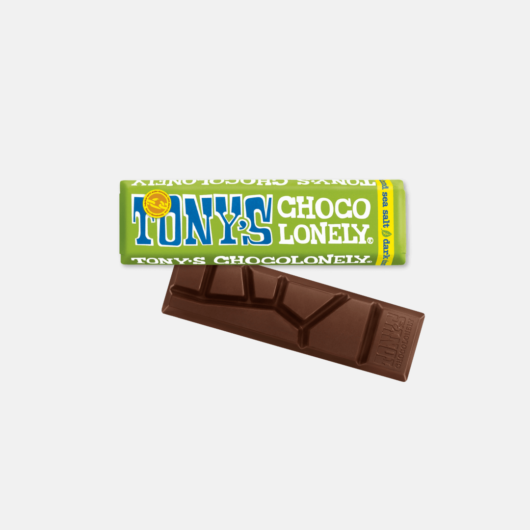 Tony's Chocolonely Dark Chocolate Almond Sea Salt 50g