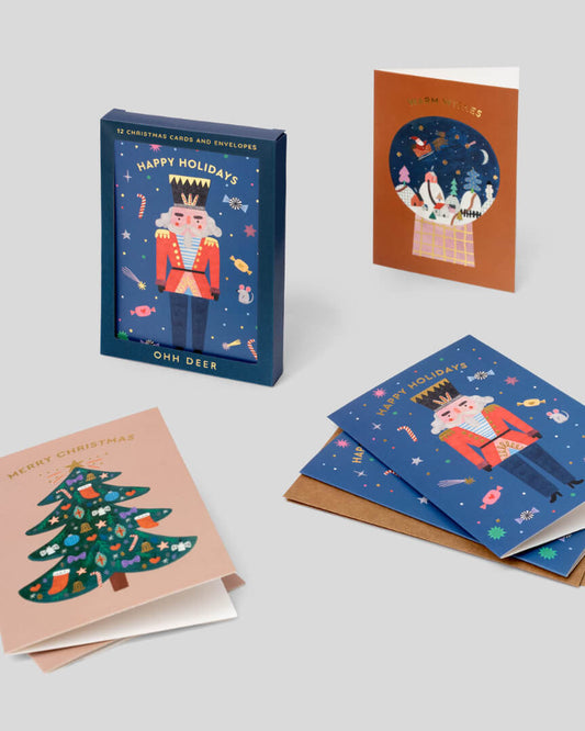 Traditional Christmas Card 12 Pack