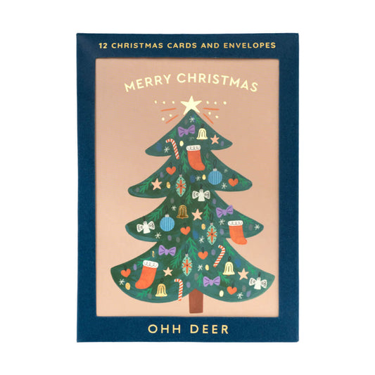 Traditional Christmas Card 12 Pack