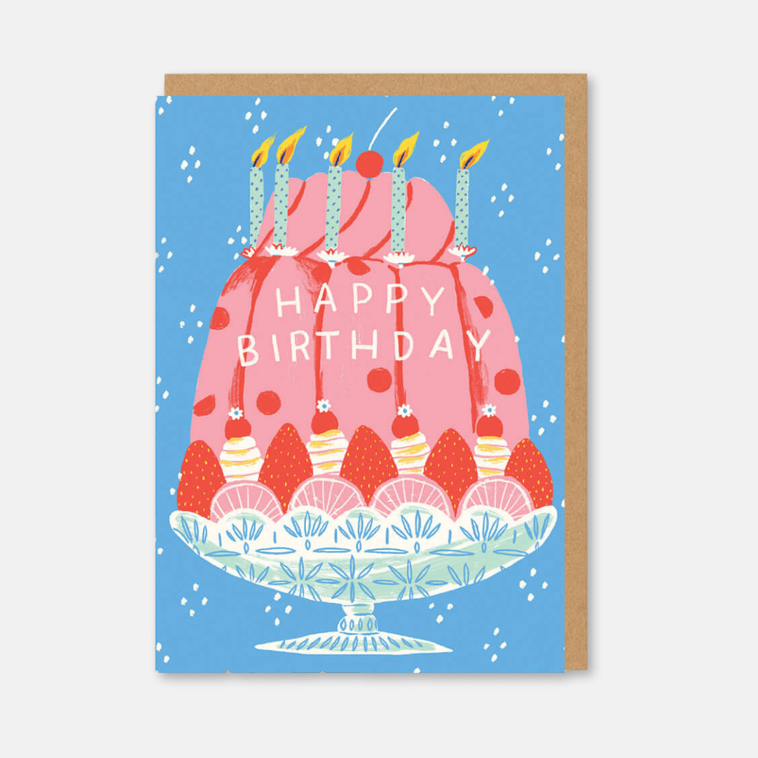 Trifle Cake Greetings Card