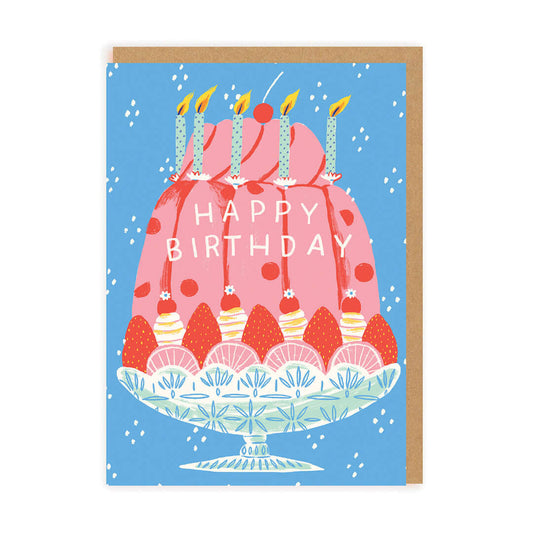Trifle Cake Greetings Card