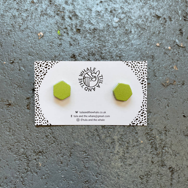 Tula and the Whale Hexagon Studs