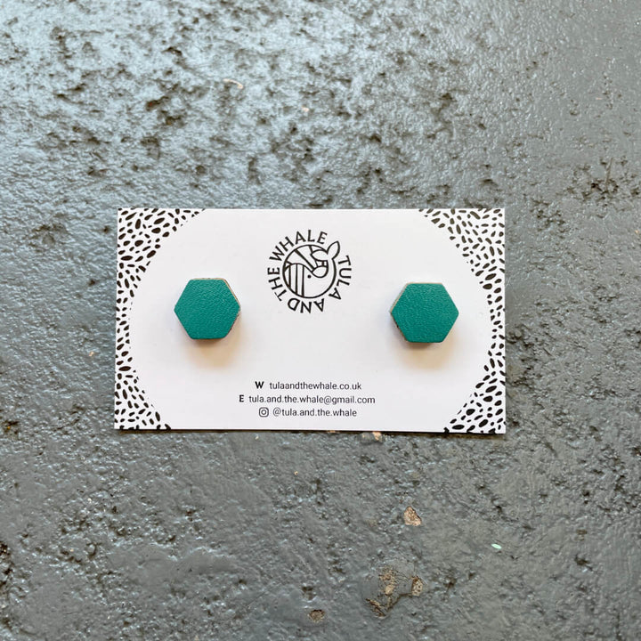 Tula and the Whale Hexagon Studs