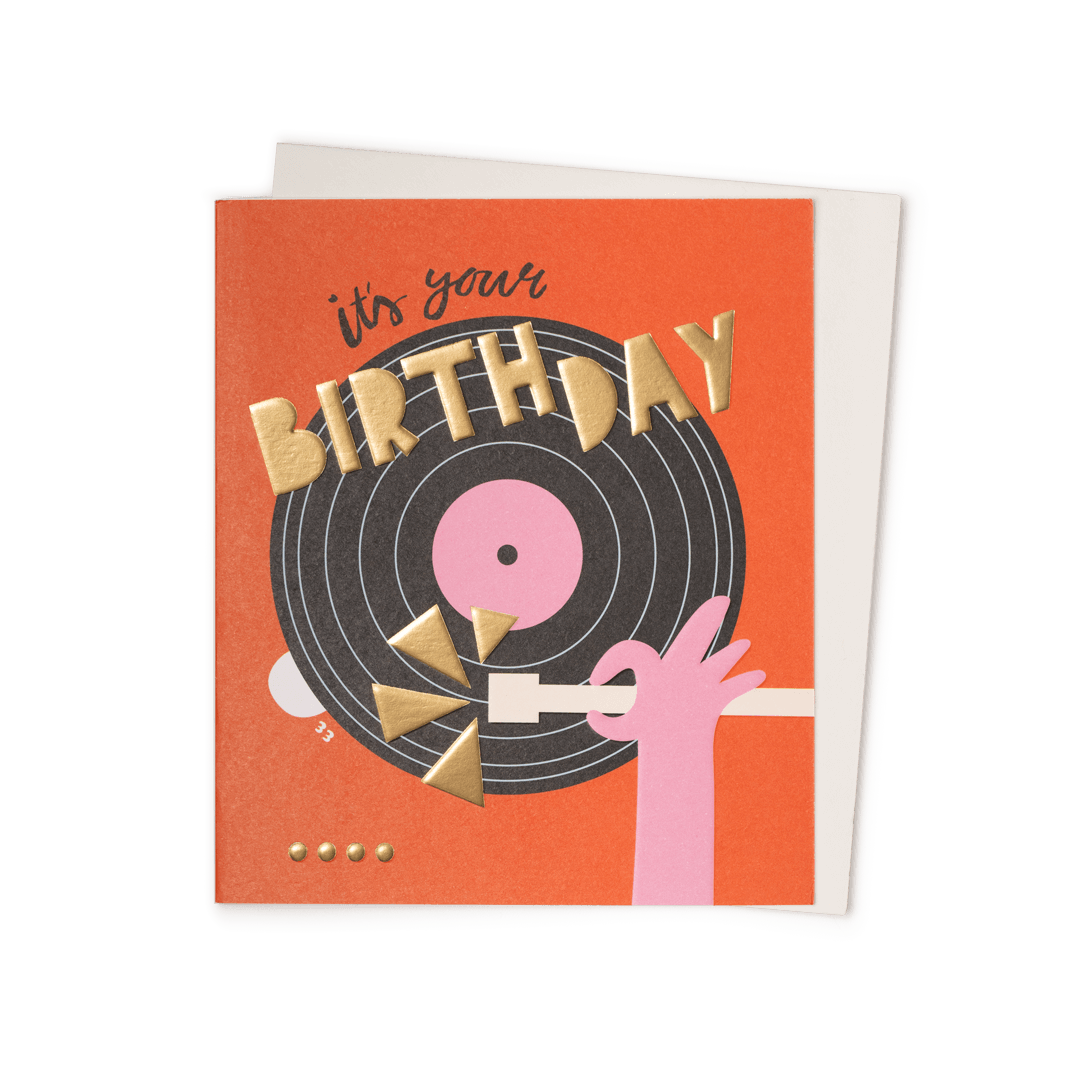 It's Your Birthday Grooves Card