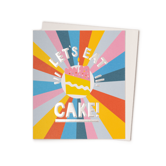 Let's Eat Cake Greetings Card