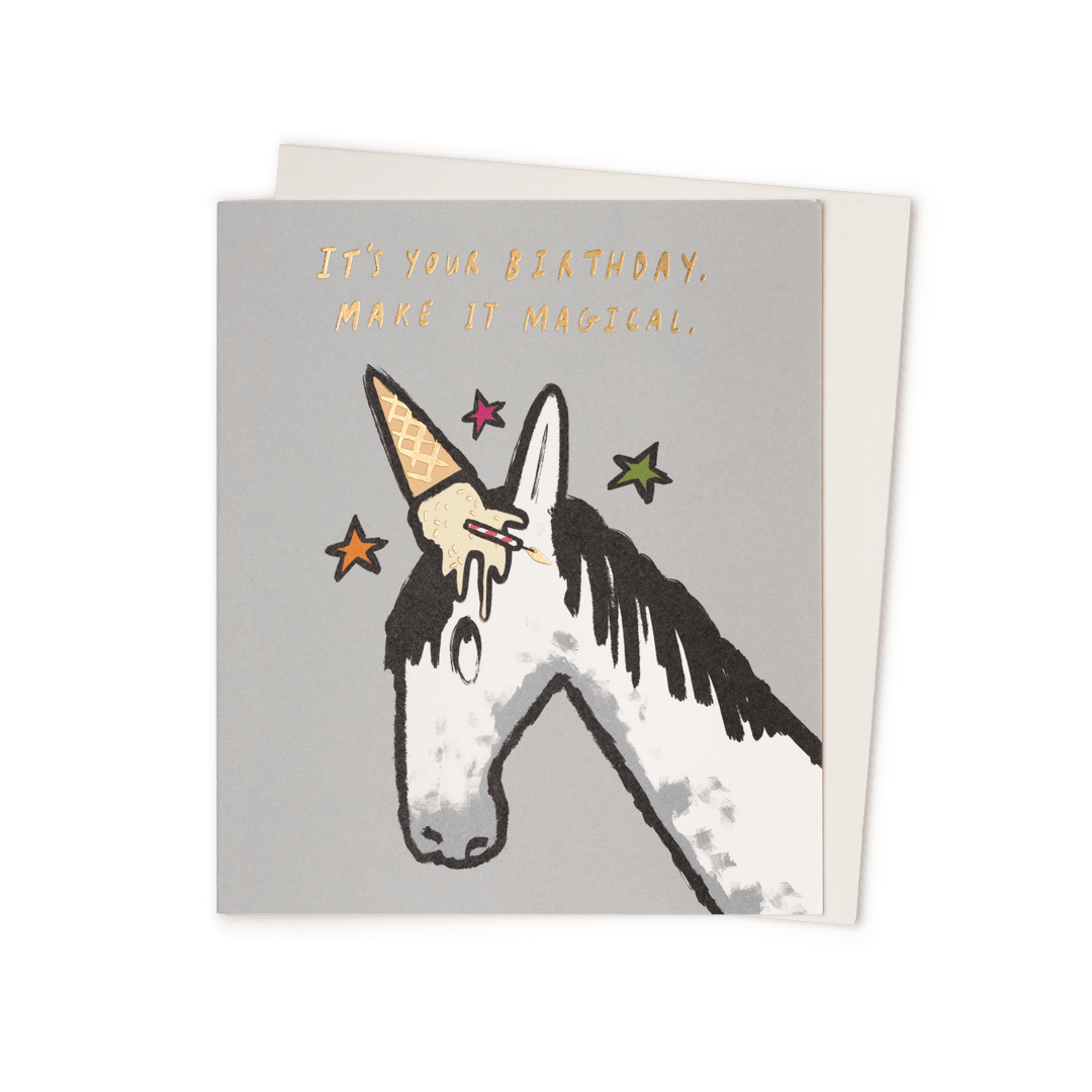 Magical Unicorn Birthday Card