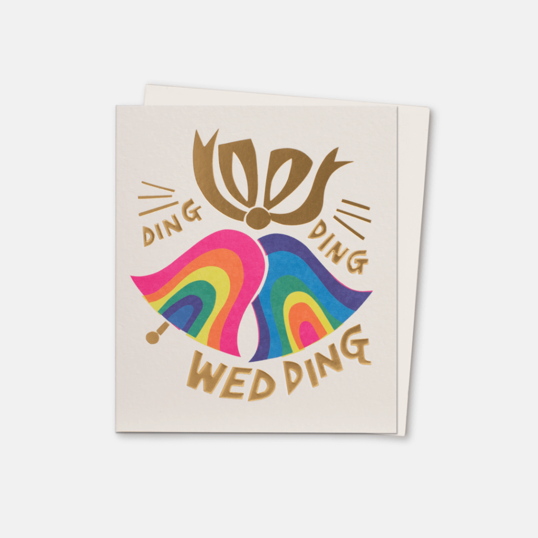 Ding Ding Wedding Greetings Card