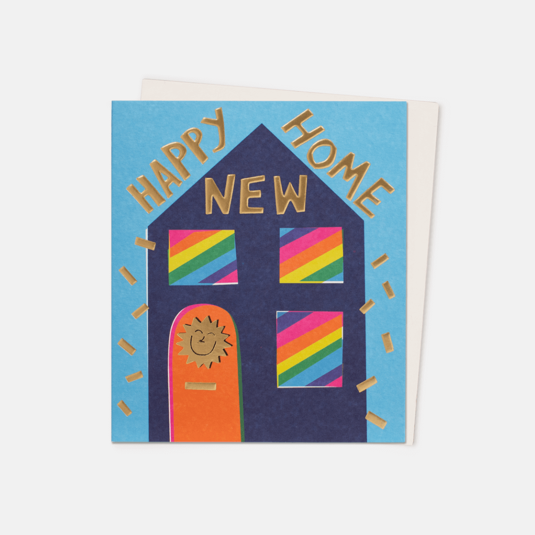 New Home Rainbow Greetings Card