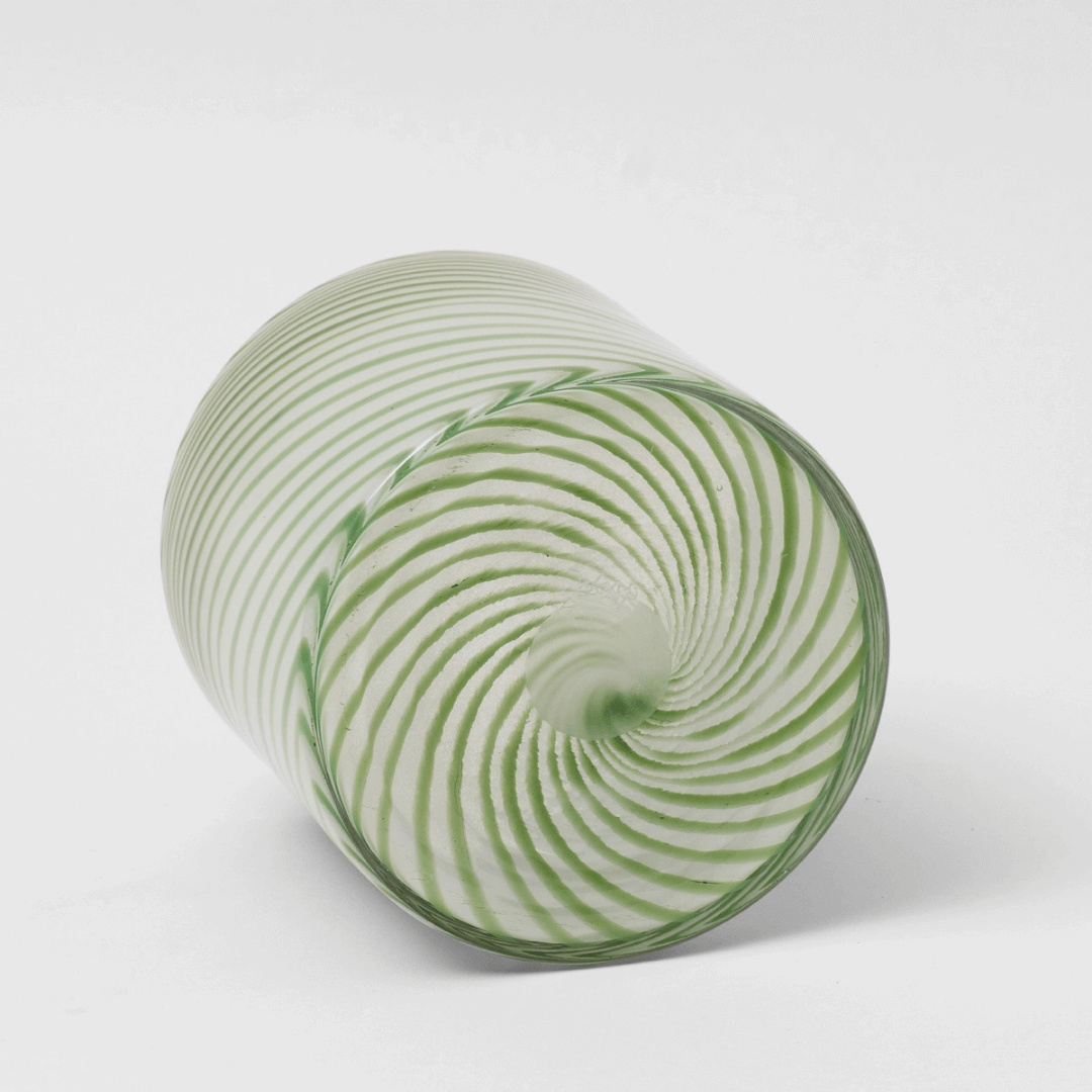 Large Spiral Glass Planter