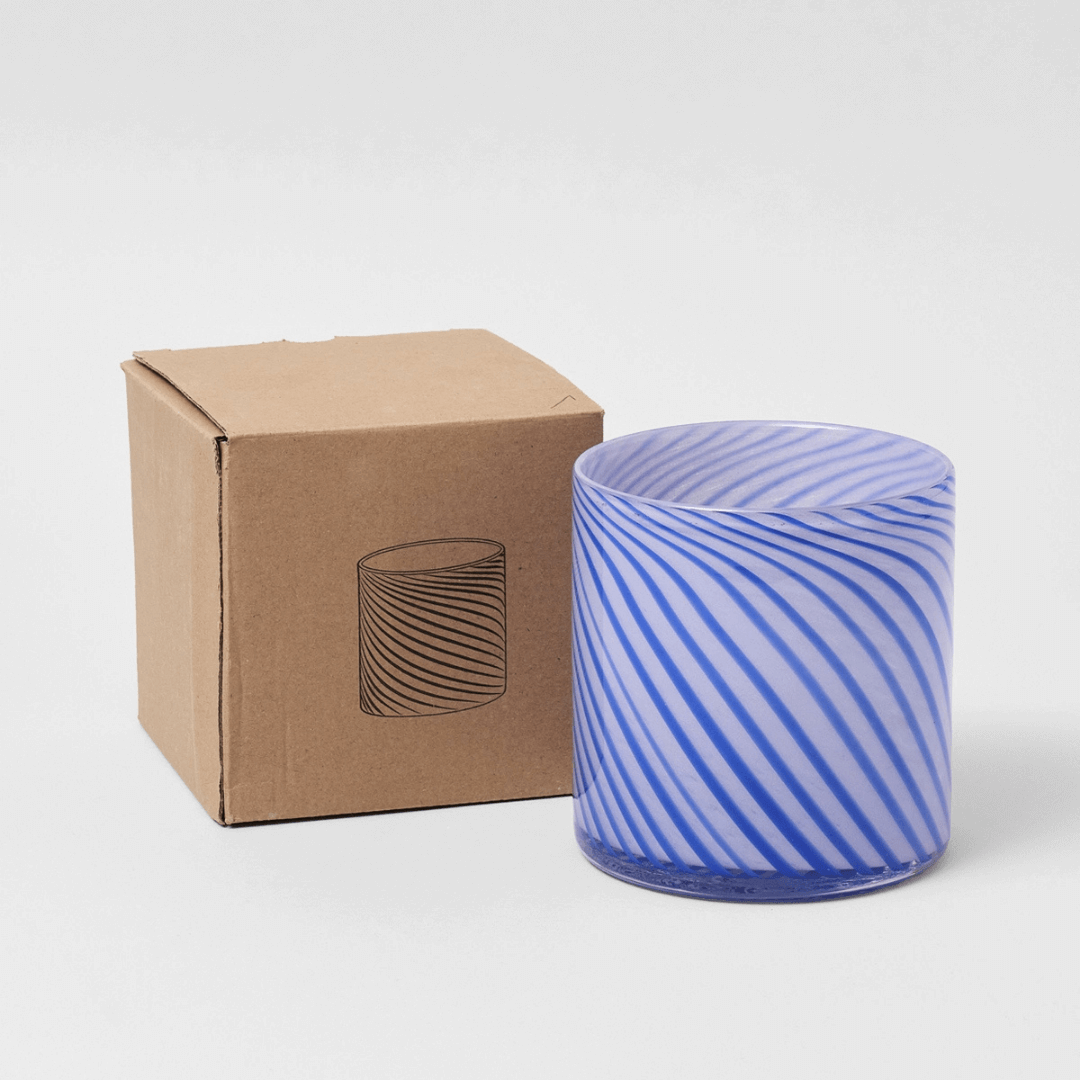 Medium Spiral Glass Planter