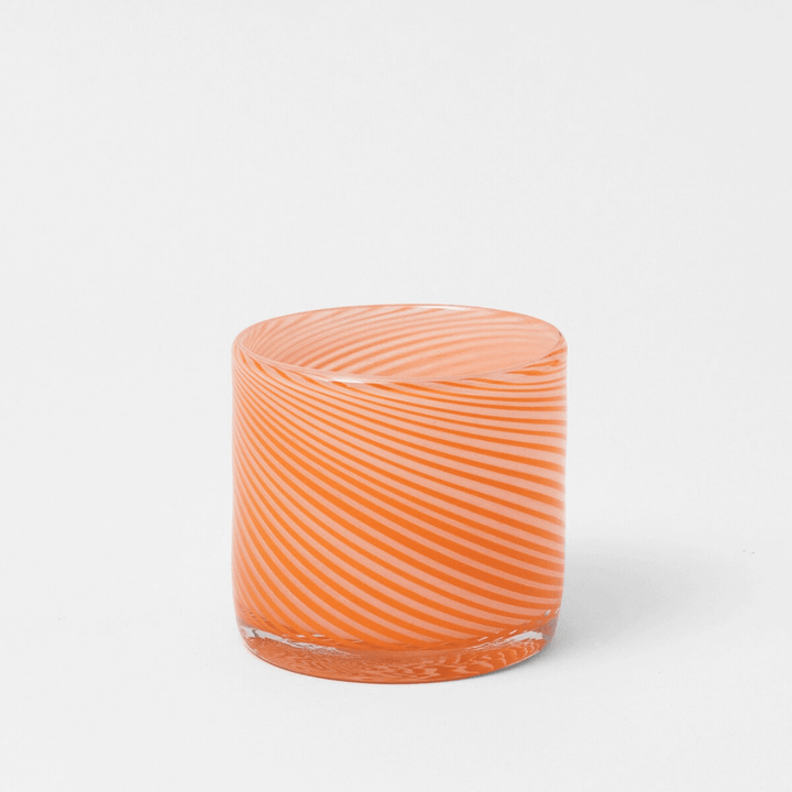 Small Spiral Glass Planter