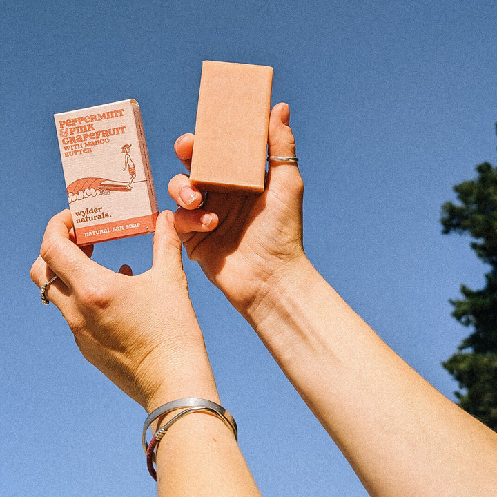 Peppermint & Pink Grapefruit with Mango Butter Soap