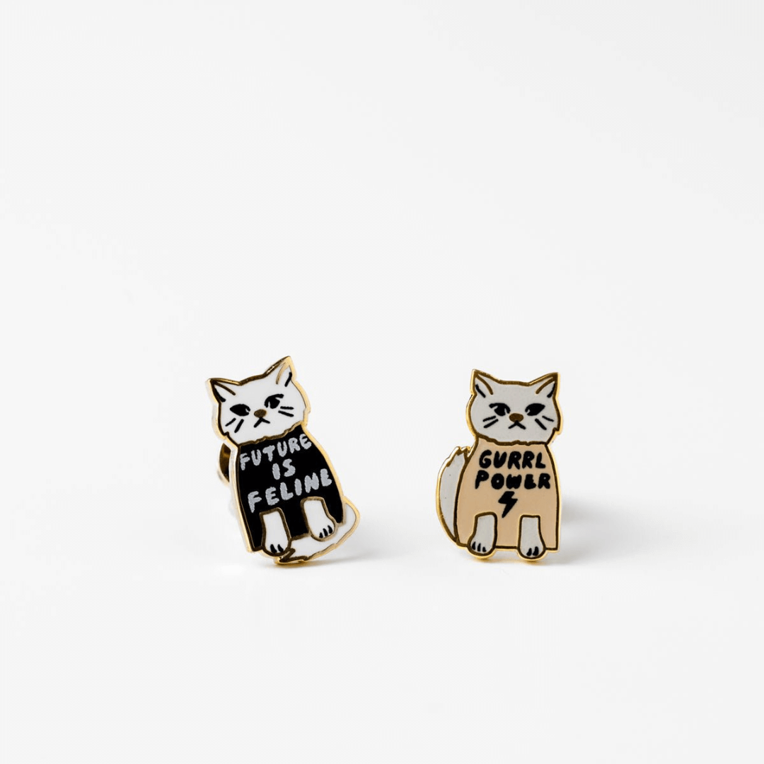 Gurrrl Power Mini Stud Earrings