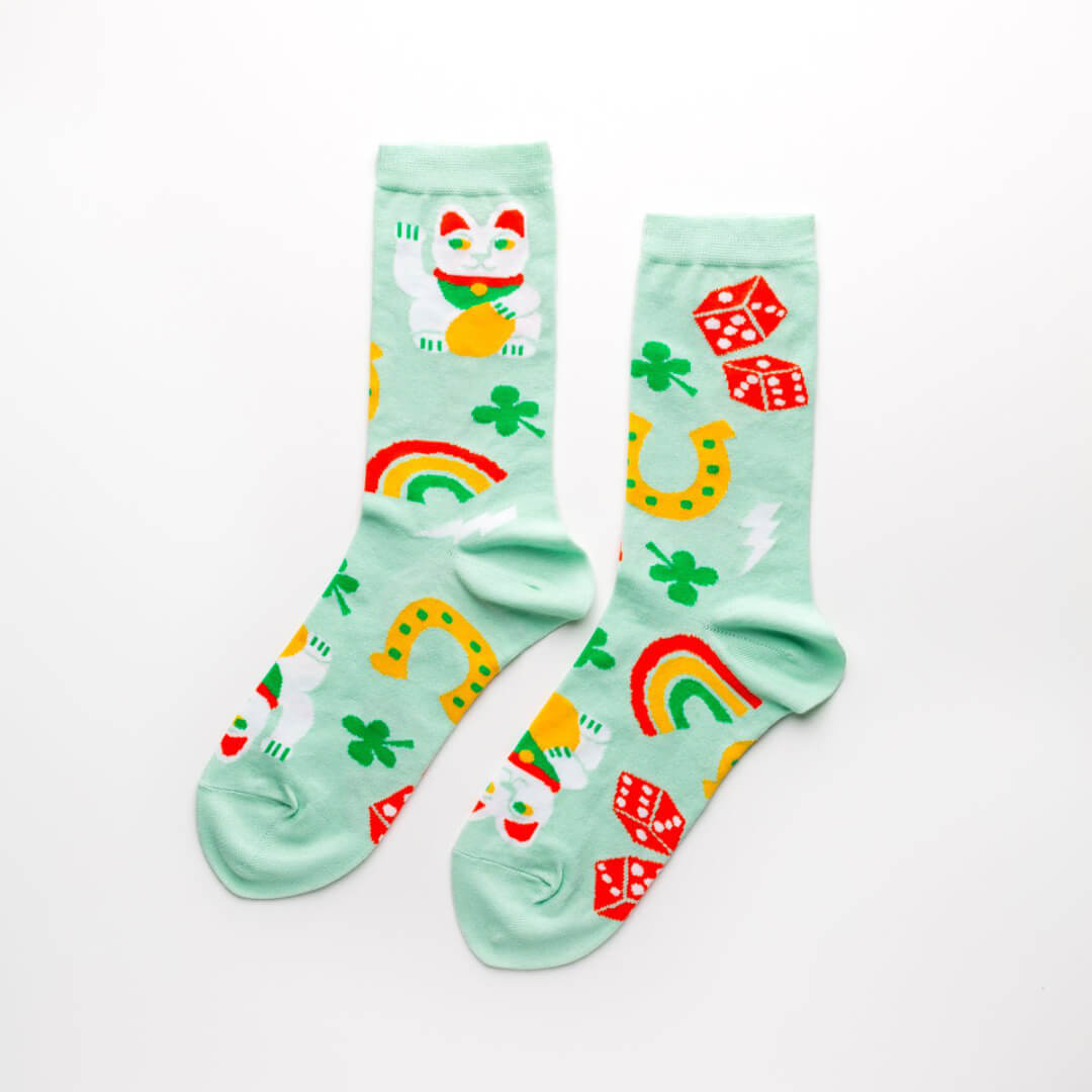 Lucky Cat Socks (M)